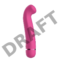 Розовый перезаряжаемый вибратор Raffi - 17,1 см.