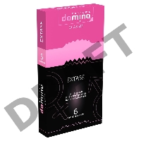 Презервативы с точками и рёбрышками DOMINO Classic Extase - 6 шт.
