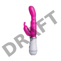 Вибратор с клиторальным стимулятором TOYFA A-Toys, TPE, розовый, 20 см