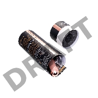 Нереалистичный вибратор WANAME D-SPLASH WATERFALL, силикон, черный, 21,3 см