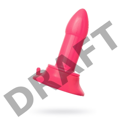 Анальная втулка TOYFA POPO Pleasure, TPE, розовая, 11,9 см