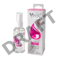 Возбуждающая силиконовая вагинальная смазка Yes Heat - 50 мл.