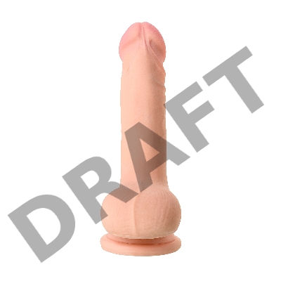Реалистичный вибратор TOYFA RealStick Elite Vibro, TPR, телесный, 7 режимов вибрации, 18,5 см.