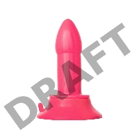 Анальная втулка TOYFA POPO Pleasure, TPE, розовая, 11,9 см