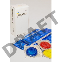 Презервативы Unilatex Multifrutis №12+3, ароматизированные, цветные