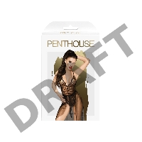 Боди и юбка Best foreplay PENHOUSE, черный, S/M