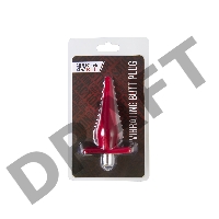Анальная втулка Black&Red by TOYFA, TPE, красная, 12,7 см, Ø 3 см
