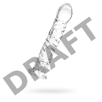 Нереалистичный фаллоимитатор Sexus Glass, стекло, прозрачный, 16,5 см