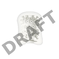 Мастурбатор Mystim MasturbaTIN Dotty Dora, TPE, белый, 4,5 см