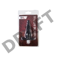 Анальная втулка Black & Red by TOYFA, TPE, черная, 12,7 см, Ø 3 см