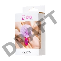 Анальная втулка с хвостом ToDo by Toyfa Sweet bunny, силикон, розовая, 13 см, Ø 2,8 см, 44