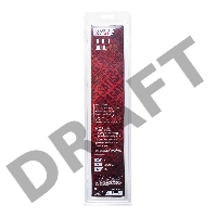 Двусторонний фаллоимитатор Black & Red by TOYFA, ПВХ, чёрный, 31 см