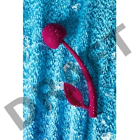 Вагинальный шарик JOS WILD CHERRY, силикон, бордовый, 13 см