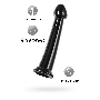 Нереалистичный фаллоимитатор Jelly Dildo M Toyfa Basic, TPE, черный, 18 см