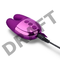 Фиолетовый вибратор с ушками Le Wand Double Vibe