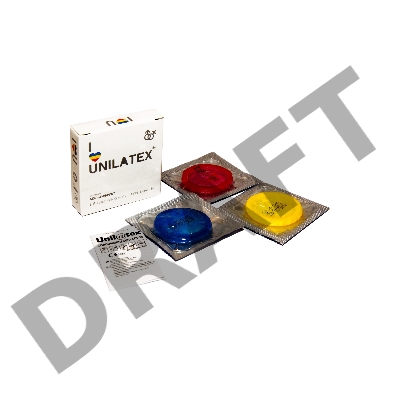 Разноцветные ароматизированные презервативы Unilatex Multifruits - 3 шт.
