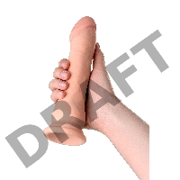 Реалистичный фаллоимитатор TOYFA RealStick Elite DILDO, TPR, телесный, 21 см