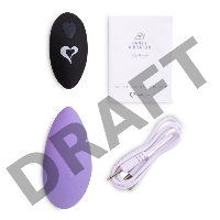 Фиолетовый вибромассажер в трусики с пультом ДУ Panty Vibe Remote Controlled Vibrator