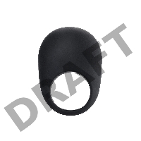 Эрекционное кольцо на пенис OIVITA, ORing Plus, силикон, черный, 6.5  см
