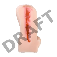 Мастурбатор реалистичный TOYFA Juicy Pussy Cherry Ripe, SoftSkin, телесный, 15см