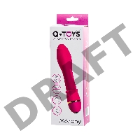 Нереалистичный вибратор A-Toys by TOYFA Marchy, силикон, розовый, 16,6 см, Ø 3