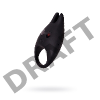 Виброкольцо Erotist Diablo, силикон, черный, 7,9 см, Ø 2,6 см