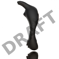 Черное эрекционное кольцо с двумя моторами Zeus Dual Vibe Cock Ring