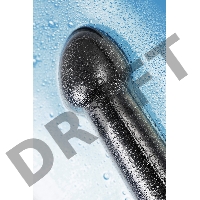 Нереалистичный фаллоимитатор Jelly Dildo M Toyfa Basic, TPE, черный, 18 см
