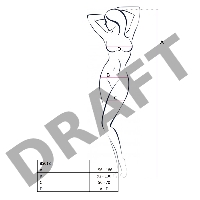 Костюм-сетка Passion Erotic Line, белый, OS