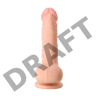 Реалистичный вибратор TOYFA RealStick Elite Vibro, TPR, телесный, 7 режимов вибрации, 18,5 см.