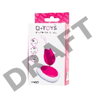 Виброяйцо ToyFa A-toys Eggo с пультом ДУ, силикон, розовый, 6 см