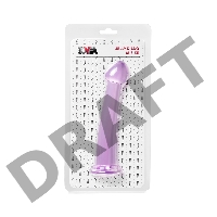Нереалистичный фаллоимитатор Jelly Dildo M Toyfa Basic, TPE, фиолетовый, 18 см