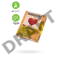 Презервативы masculan  ORGANIC № 3 утонченные, 18,5 см, 5.3 см, 3 шт.