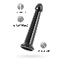 Нереалистичный фаллоимитатор Jelly Dildo L Toyfa Basic, TPE, черный, 20 см