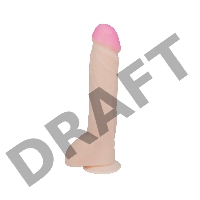 Фаллоимитатор неоскин на присоске REAL Next Lovetoy, TPR, телесный 25,5 см