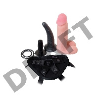 Страпон на креплении LoveToy UNI strap 7 Harness best of all, телесный