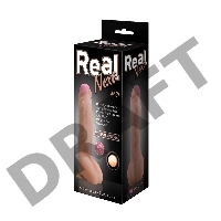 Фаллоимитатор неоскин на присоске REAL Next Lovetoy, TPR, телесный 25,5 см