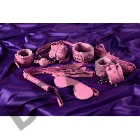 Набор для ролевых игр Eromantica BDSM Nice, розовый