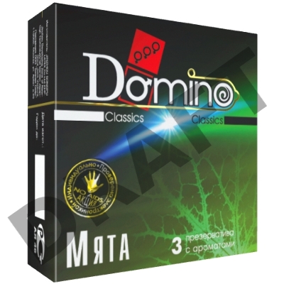 Презервативы Domino Мята №3