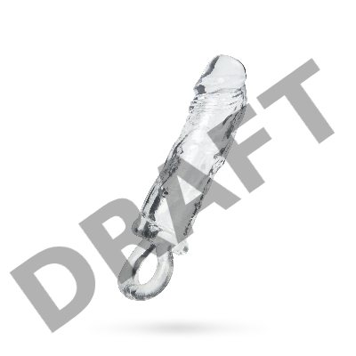 Насадка ToyFa XLover Increase+ для увеличения размера, с кольцом,  TPE, прозрачная, 14 см