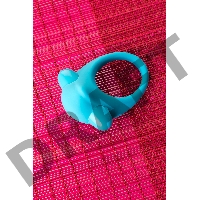 Эрекционное кольцо на пенис TOYFA A-Toys, силикон, голубой, Ø 5,4 см