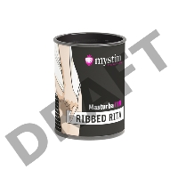Мастурбатор Mystim MasturbaTIN Ribbed Ritay, TPE, белый, 4,5 см