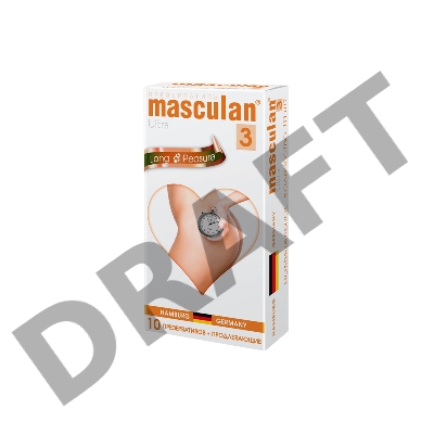 Презервативы Masculan Ultra 3,  10 шт.  Кольца и пупырышки с анестетиком (Long Pleasure)   ШТ