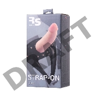 Страпон на креплении TOYFA RealStick Strap-On Jax, TPR, телесный, 17,9 см