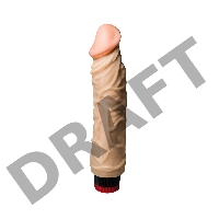 Вибромассажёр-реалистик LoveToy, ПВХ, телесный, 19,5 см