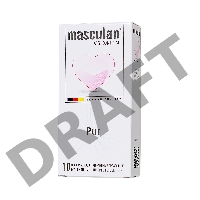 Презервативы masculan  Pur № 10 утонченные, 18,5 см, 5.3 см, 10 шт.