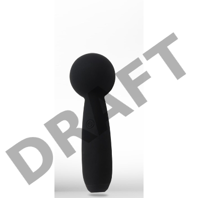 Перезаряжаемый Мини-Вонд CNT Pleasure Wand Black CNT-060019B