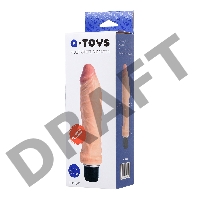 Реалистичный вибратор TOYFA  A-Toys Mang, TPE, телесный, 20 см