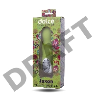 Вибратор TOYFA Dolce Jaxon, силикон, зеленый, 12,5см