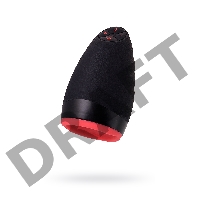 Перезаряжаемый мастурбатор Erotist Lava с подогревом, силикон, черный, 13 см.
